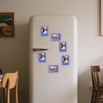 thumbnail image 1 of Magnetic Photo Frame, Refrigerator Picture Display, Plastic Card and Snapshot Holder for Kitchen Metal Cabinet Magnetic Board and Decorative Display, 1 of 6
