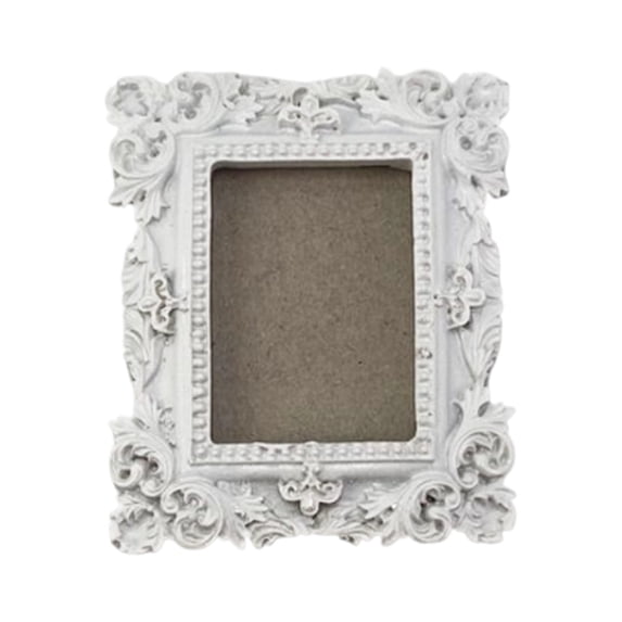Magnetic Photo Frame for Refrigerator, White Picture Frame Magnet, Creative Fridge Decoration, Keepsake Display Holder for Home Office, Magnetic Sticker