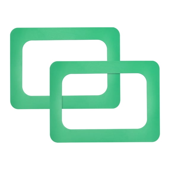 Magnetic Photo Frames 3.5x5 Display Holders for Refrigerator Pictures Green 4 Pack