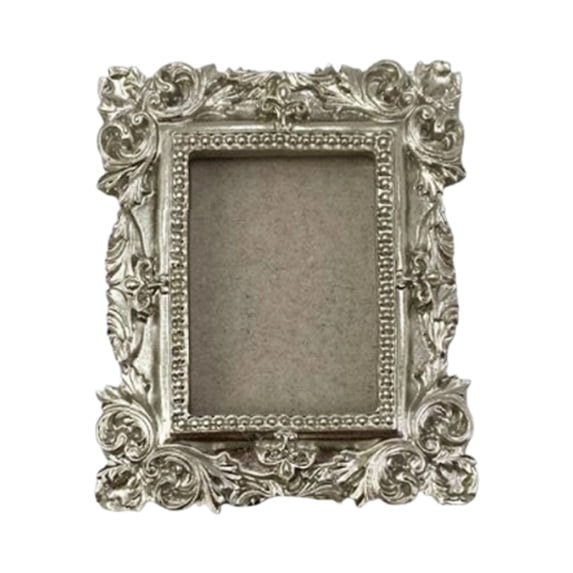 Magnetic Photo Frames for Refrigerator, Silver Metallic Fridge Magnet Picture Sleeves, Locker Decoration, Reusable Magnetic Picture Holders, Display Frames