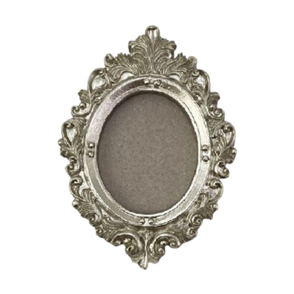 Magnetic Photo Frames for Refrigerator, Silver Metallic Fridge Magnet Picture Sleeves, Locker Decoration, Reusable Magnetic Picture Holders, Display Frames