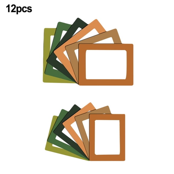 Magnetic Picture Frame Set 12 Pack Colorful for Home Office Kitchen and School