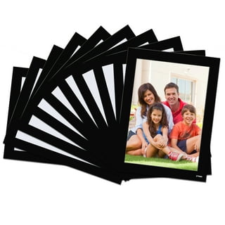 15 Pack 4x6 Black Magnetic Picture Frames for Refrigerator with Clear Cover