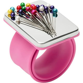 Safe Bracelet Band Magnetic Sewing Pin Cushion Storage Sewing Pins  Wristband Pin Holder Silicone Wrist Needle Pad 7colors