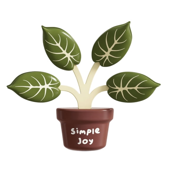 Magnetic Plant Pot Bag Clips, Leaf Shaped Food Sealing Clips for Kitchen Organization, Decorative Refrigerator Magnets and Snack Storage Sealer