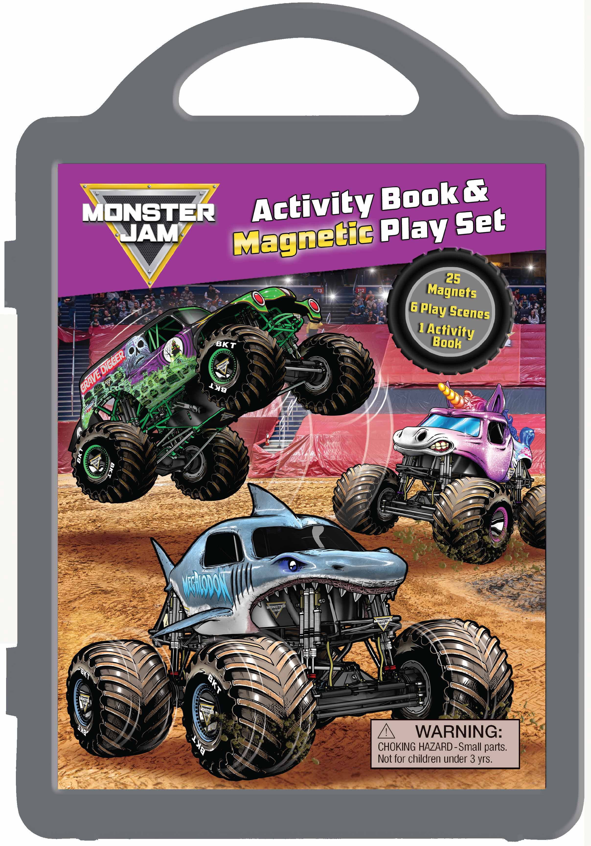 Monster Jam Magnetic Play Set (Hardcover)