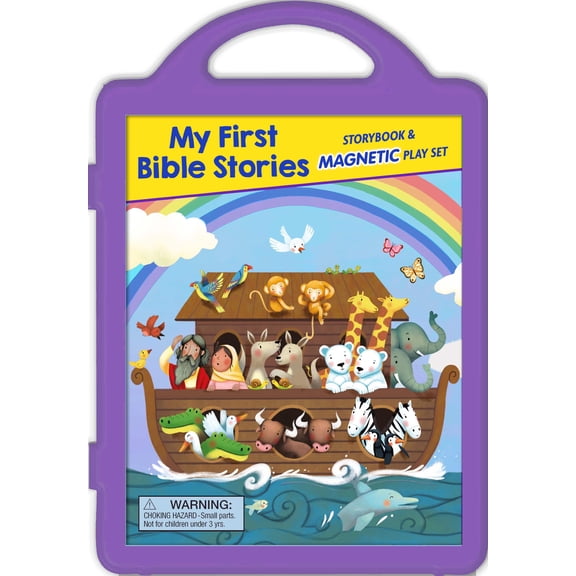 My First Bible Stories: Storybook and Magnetic Play Set (Hardcover)