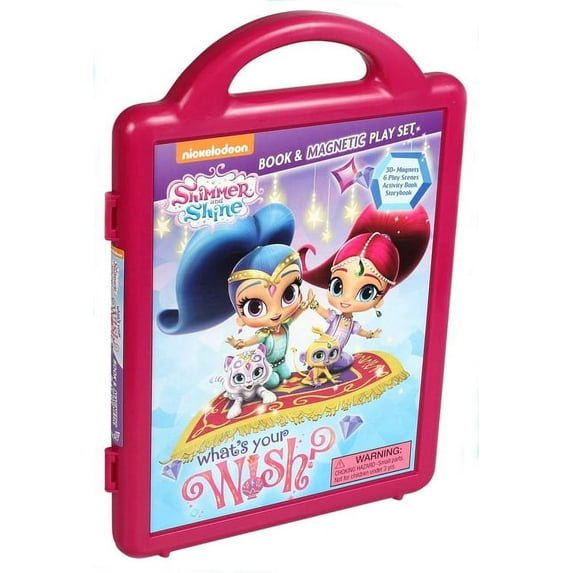Magnetic Play Set: Nickelodeon Shimmer and Shine: What's Your Wish?: Book & Magnetic Play Set (Mixed media product)