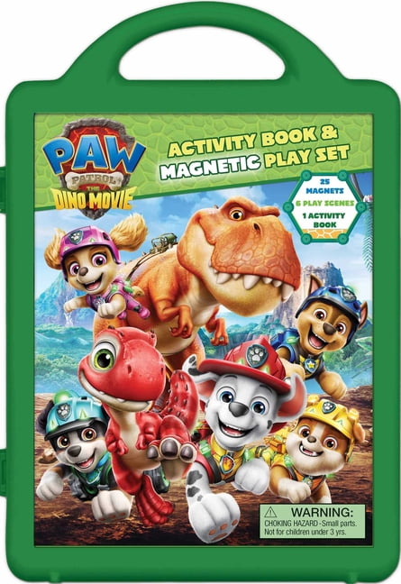 Magnetic Play Set Paw Patrol the Dino Movie: Book and Magnetic Play Set (Paperback)