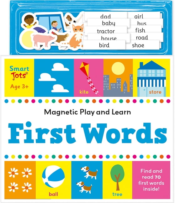 Magnetic Play & Learn First Words, (Board Book)