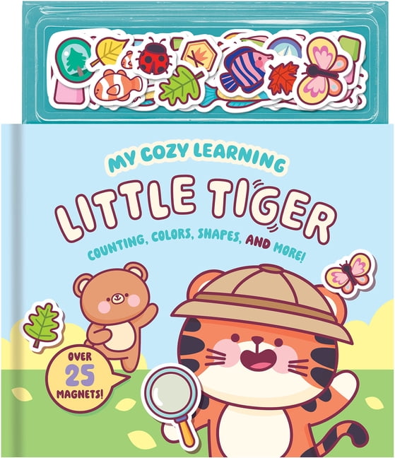 Magnetic Play & Learn My Cozy Learning: Little Tiger, (Board Book)