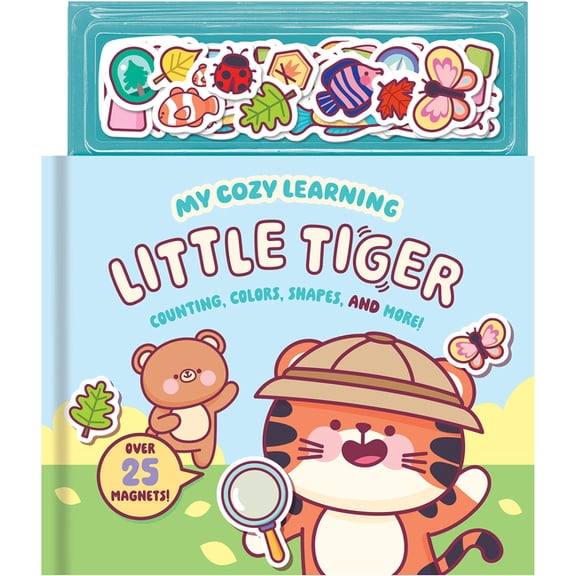 Magnetic Play & Learn My Cozy Learning: Little Tiger, (Board Book)