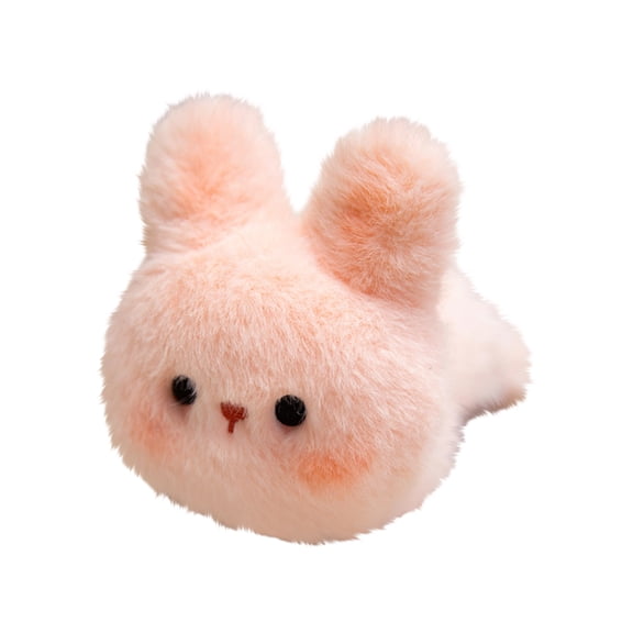 Magnetic Plush Cat Car Decor, 14cm Stuffed Animal Ornament for Car Exterior & Animal Fridge Magnet, Cute Magnetic Decoration for Dashboard, Side Mirror, Refrigerator, Locker (Bunny)