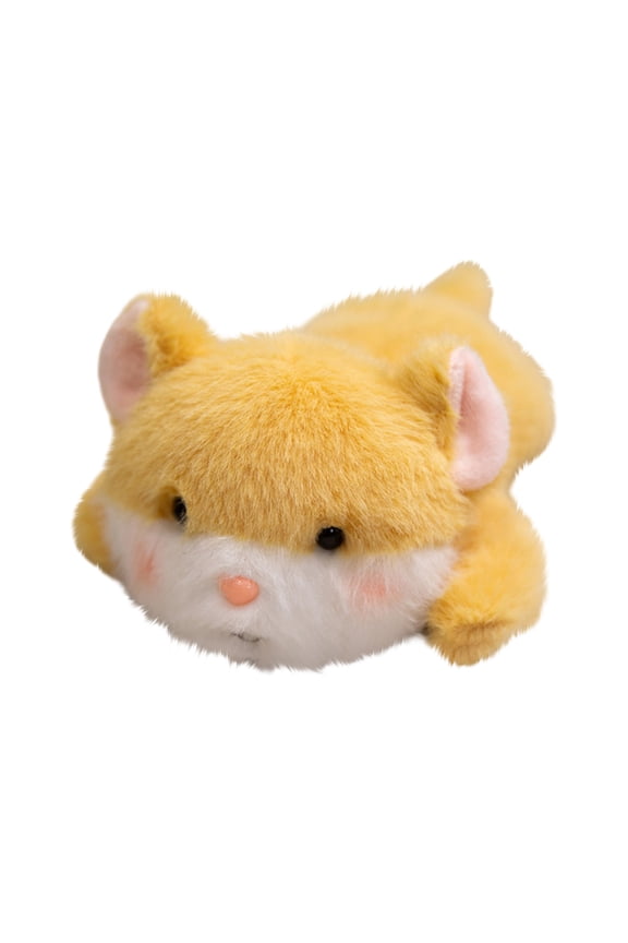 Magnetic Plush Hamster, Soft Fluffy Decor, 1 Pack Adorable Stuffed Animal Hanging Ornament, for Desk Table Companion Home Office Car Decoration Kids Birthday Party Gift