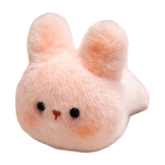 Magnetic Plush Rabbit Car Decor, Funny Car Magnets, 14 cm Soft Animal Cute Fridge, 3D Kawaii Stuffed Animal Ornament, Magnetic Home Decoration for Dashboard, Side Mirror, Refrigerator