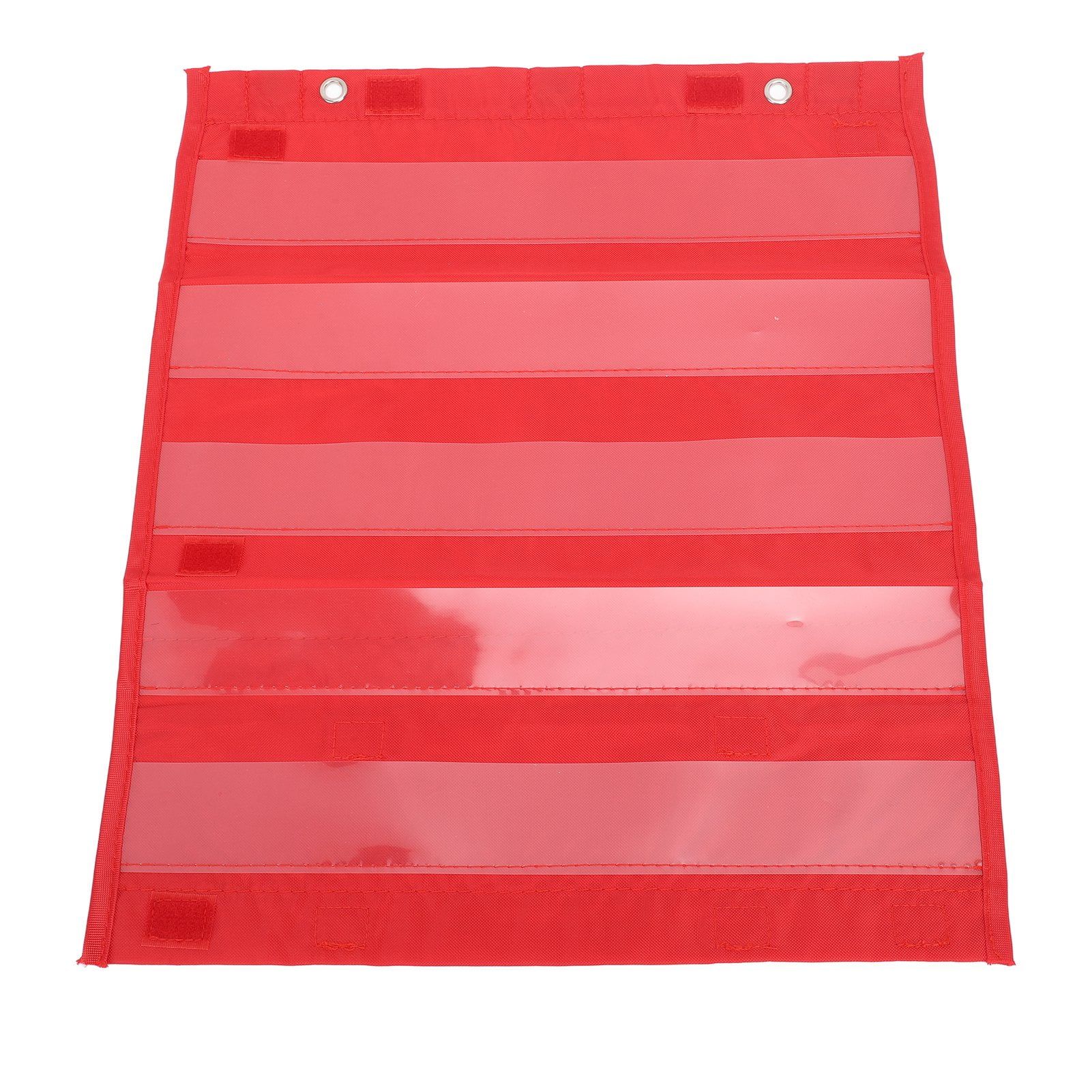 Pocket Chart 5 Rows Transparent Schedule Pocket Chart for Home