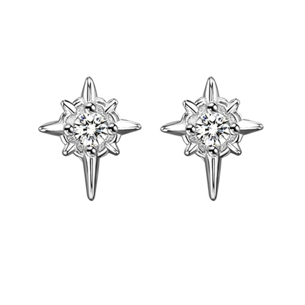 Polaris Star Stud Earring NonPiercing Cheater Fake Ear Gauges