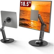 Magnetic Portable Monitor Stand 15.6" - VESA Mount 75mm 13.3" 14.1" 15.6" 17.3" 18.5 inch Screen for Desk Adjustable Foldable 360  Swivel Tool-Free