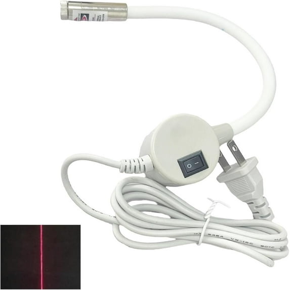 Magnetic Positioning Quilting Light for Sewing Machine, Line Red Positioning Light Guide, Dot/Straight Line/Crosshair, Innovative Sewing and Quilting Notion for Precise Stitching(Line)