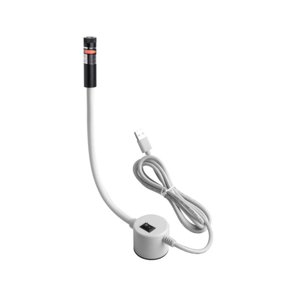 Magnetic Positioning Quilting Light, Sewing Machine Quilting Light with Adjustable Dot/Straight Line/Crosshair Projection, Vision Guide, Sewing Machine Attachments(5MW circular red light)