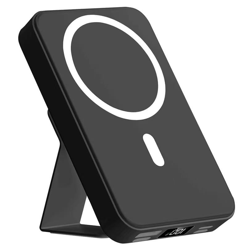 Magnetic Power Bank, 10000mAh Foldable Wireless Portable Charger with ...