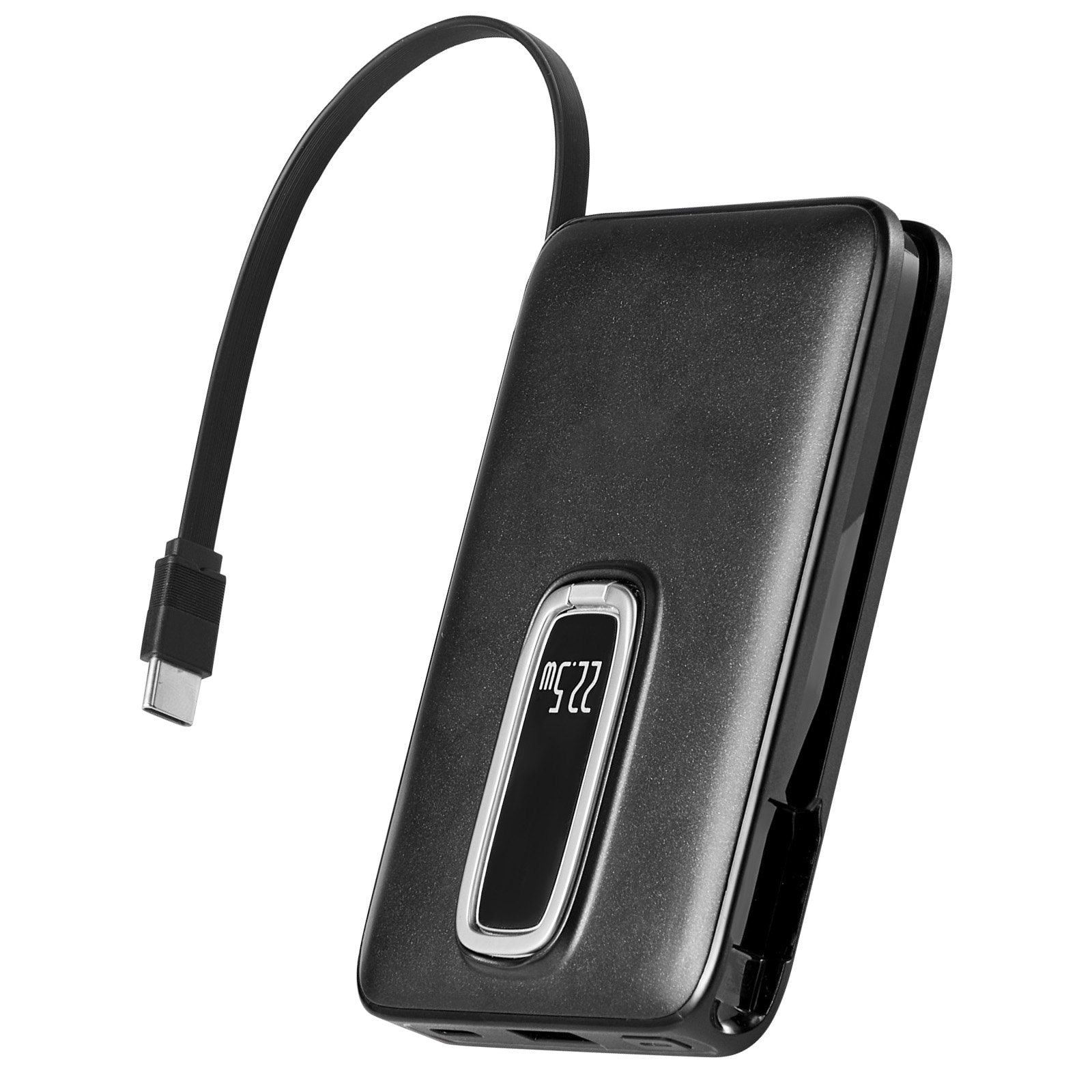 Magnetic Power Bank 10000mAh Wireless MagSafe Compatible Portable Charger with Smart LED Display Foldable Stand Fast Charging for iPhone 16 15 14 13 12 Series Samsung Huawei