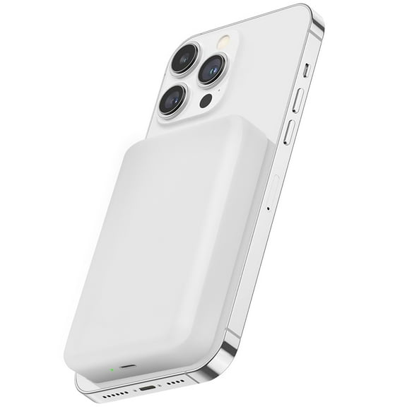 Magnetic Power Bank 5000mAh, Wireless Portable Charger, 15W Fast Charging Battery Pack , Compatible with Magsafe, iPhone 15/15 Plus/15 Pro/15 Pro Max, iPhone 14/13/12 Series