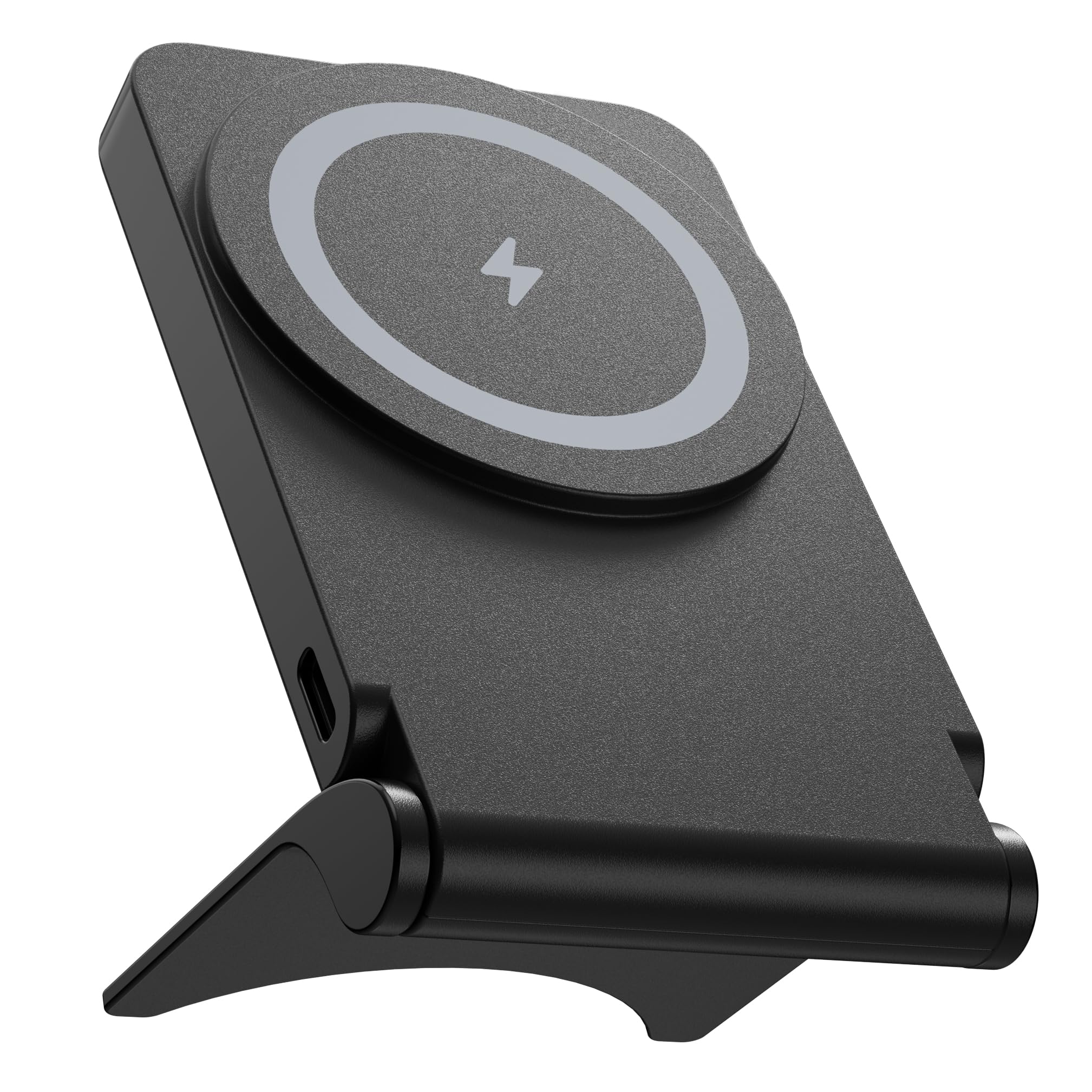 Power Bank 5000mAh Wireless Portable Charger with Foldable