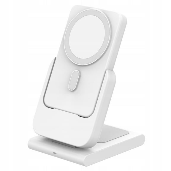 Magnetic Power Bank Three in One Wireless Inductive Charger with iWatch Stand