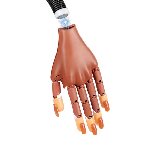 Magnetic Practice Hand for Acrylic Nails: Flexible Fake Nail Training Hand Practice - Manicure Hand Practice Kit for Beginners