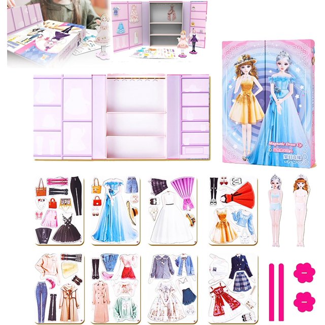 Princess Dress Up Paper Doll, 2024 New Dress Up Baby