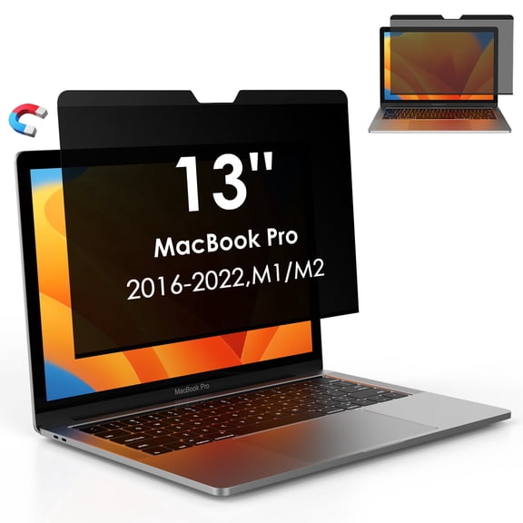 Magnetic Privacy Filter for MacBook Air 13 (2022-2026, M2-M5) Patented Removable Laptop Privacy Shield & Screen Protector