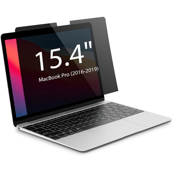 Magnetic Privacy Screen for MacBook Pro 15 inch (2016-2019), Model A1707, A1990, Detachable Screen Protector, Blue Light Blocking, Anti Glare Protector and Privacy Filter Shield