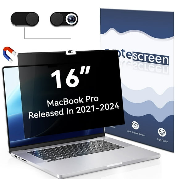 Magnetic Privacy Screen for MacBook Pro 16 Inch (2021-2024, M1, M2, M3, M4), 16inch Removable Matte Anti Blue Light Glare Private Filter Protector for Mac Pro 16.2" Laptop