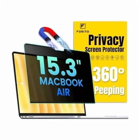Magnetic Privacy Screen Protector Compatible with MacBook Air 15.3 inch (2026-2023, M2, M3, M4, M5), Removable 360 Anti Peeping Anti Blue Light Anti Glare Laptop Privacy Screen Shield