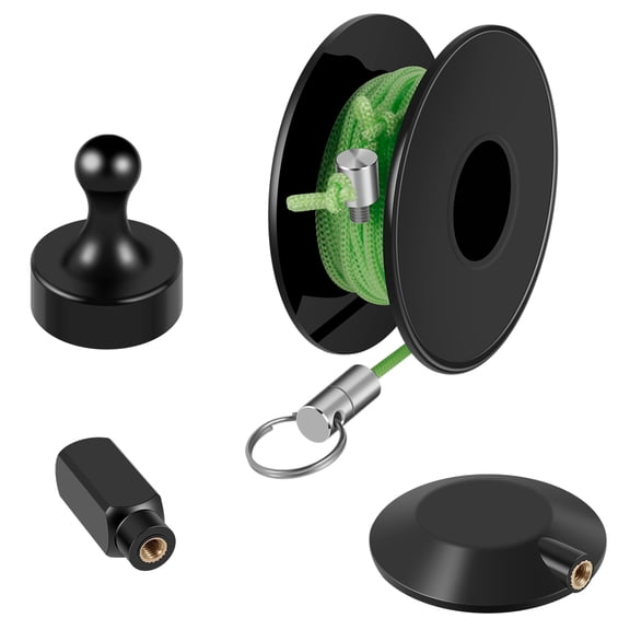 Magnetic Pulling Threader Professional Magnetic String Wire Puller Portable Cable Guide Pulling System Nylon Cable Puller Wire Routing Magnet Tool Set for Outdoor Office Garden