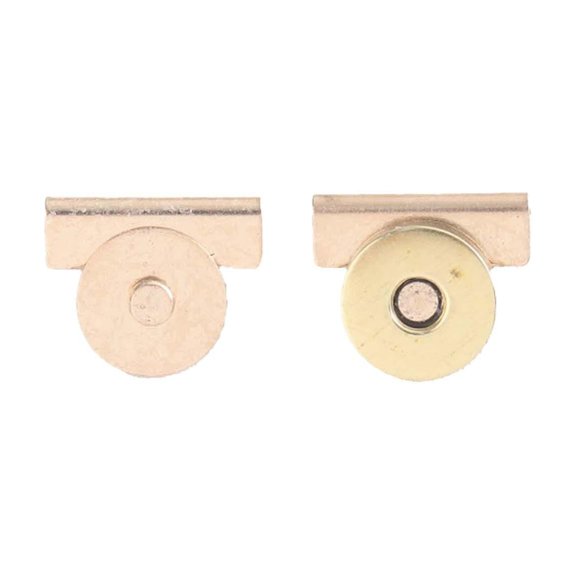 Magnetic Purse Snaps, Gold Tone, 3 Pairs Pack, Magnetic Closure Replacement for Leathercraft Handbags Wallets Purses Bags Leather Craft DIY Repair Accessories