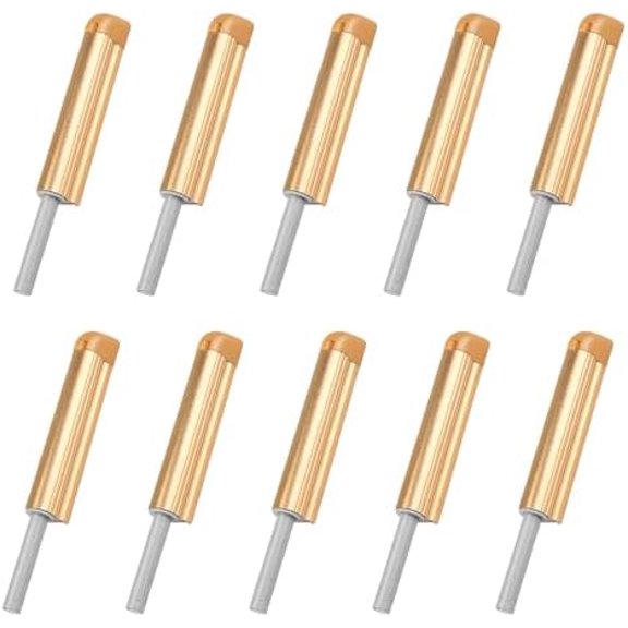 Magnetic Push Latch, Push to Open Cabinet Hardware, Cabinet Latch Magnetic Door Latch for Cabinet Doors, Wardrobe, Drawer Hidden Pull Tip 10 Pack
