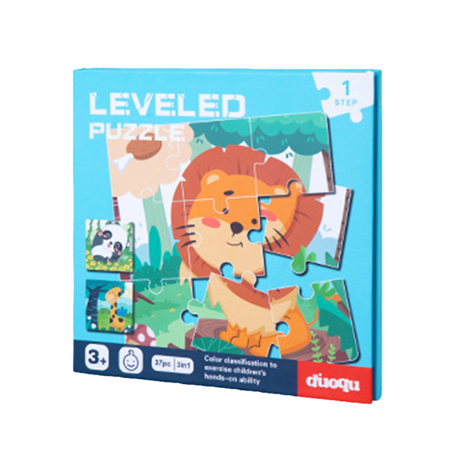 Puzzle Book Set Smooth Surface, Bright Colors, Preschool