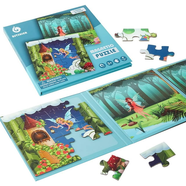 Puzzles for Kids Ages 3 4 5 6, TWO20 Piece Animal Wooden