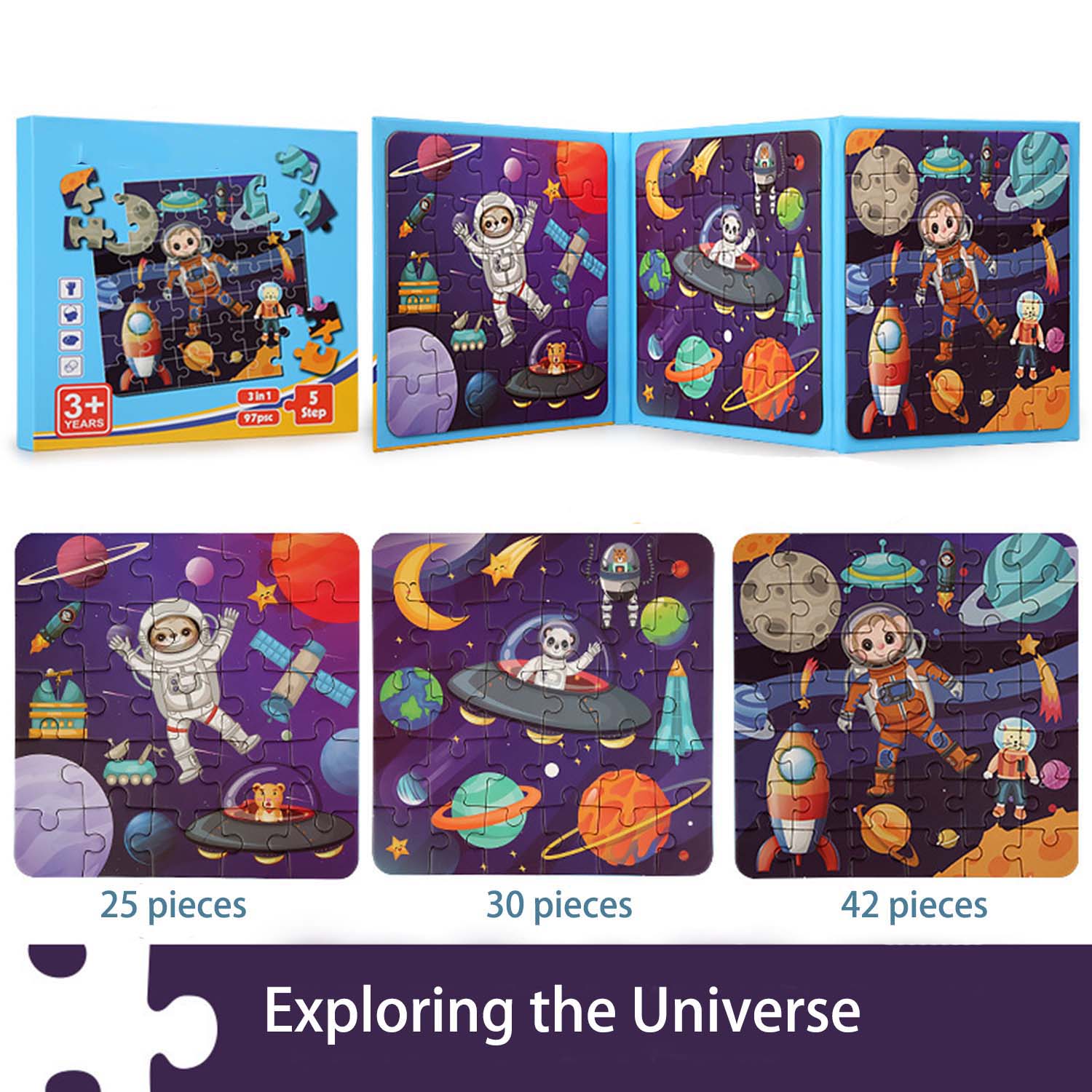 Puzzles for Kids Ages 3 4 5, Advanced Version 253042 Piece