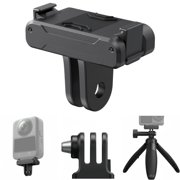 Magnetic Quick Release Adapter Mount for DJI Osmo Action 5pro 4 3 DJI Osmo 360 Accessories, with Triple Claw 1/4" Screw Hole Adapter Base