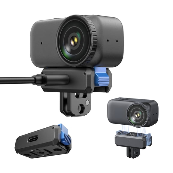 Magnetic Quick Release Mount for DJI OSMO Nano Camera Charging Base Foldable Adapter with Rechargeable Port Bracket Aluminum Alloy Expansion Stand Holder