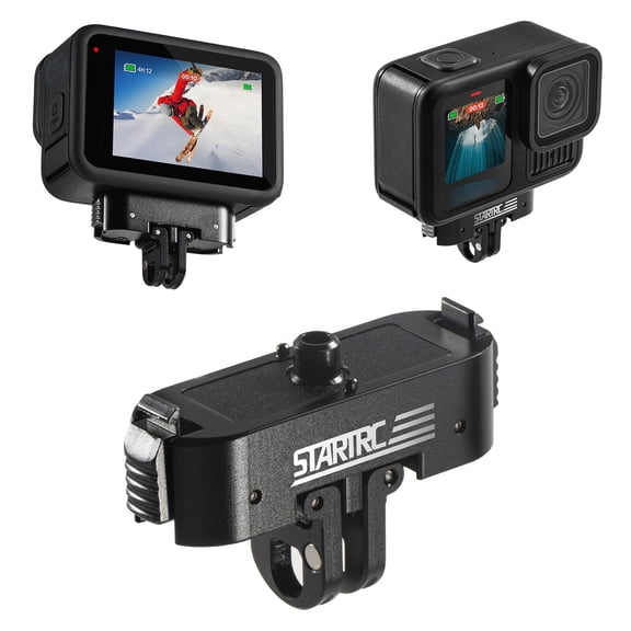 Magnetic Quick Release Mount for GoPro Hero 13 Adapter with 1/4" Thread Base,Made of aluminum alloy material,Convenient, Lightweight and small