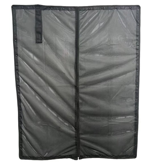 Magnetic RV Door Screen Mosquito Proof Curtain for Campers Cars Sun Protection Breathable Mesh Door Cover with Magnetic Closure
