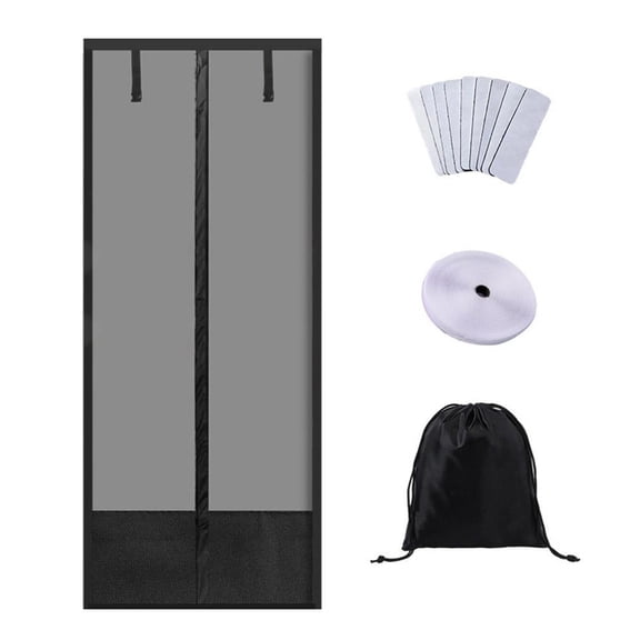 Magnetic RV Screen Door 79 x 28 MeshCurtain,Pet-Friendly Mesh with Instant Magnetic Closure,Lets Fresh in,Tear-Resistant Mesh for Camper,Travel Trailer & Fifth Wheel & Easy Installation