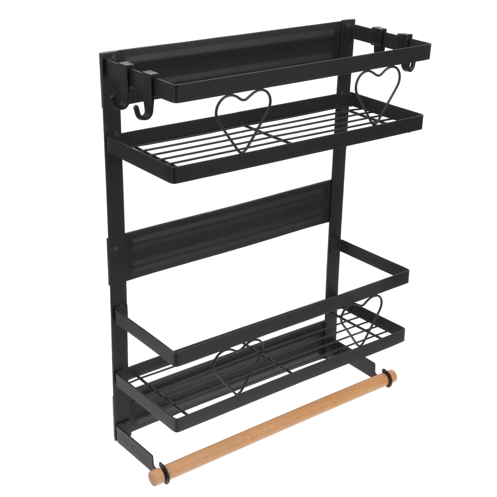 Rack Refrigerator Rack Refrigerator Side Rack Hanging Storage Frame Storage Rack