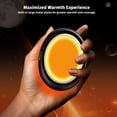 thumbnail image 1 of Magnetic Rechargeable Hand Warmer 2 Pack, Digital Display, 3 Heating Levels, Portable Pocket Heater for Outdoor Sports, Camping, Winter Gift, 1 of 11