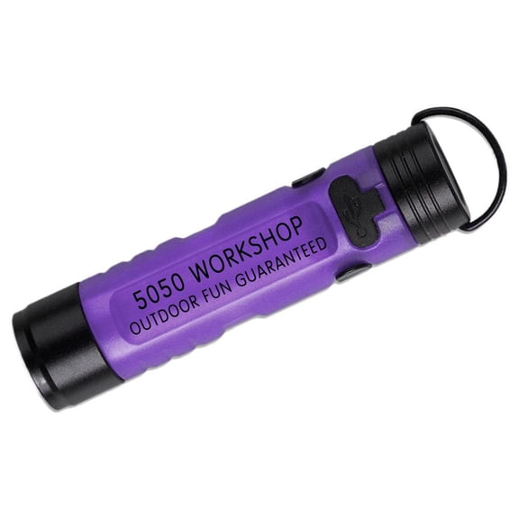 Magnetic Rechargeable Pocket Flashlight Bright Multi Mode LED Light With Hat Clip Glow In The Dark Hands Free For Camping Hiking Emergency