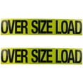 thumbnail image 1 of Magnetic Reflective Oversize Load Signs for Trucks - Professional Wide Load Warning PET Banner for Safe Hauling Trailers, Durable and Visible, Easy to Disassemble - 6Pcs 12"x60", 1 of 9